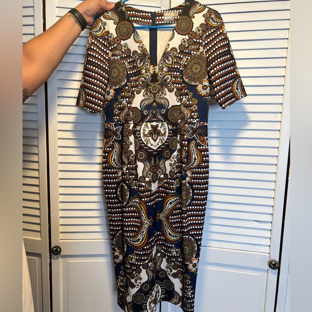 ASOS paisley print dress size 8